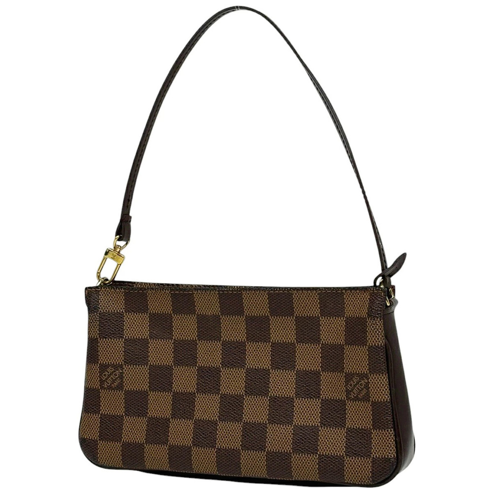 Louis Vuitton Navona Accessory Pouch Clutch Damier Brown